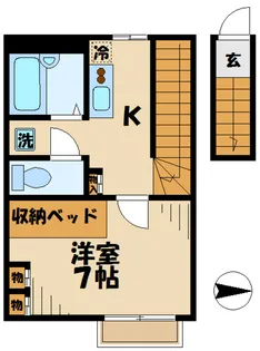レオパレスYOSHINO(21237)【2階】の間取り