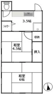 佐野荘【2階】の間取り