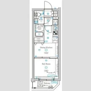Mind Higashijujo【4階】の間取り
