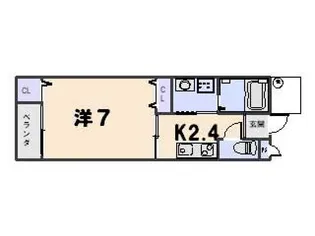 コフレ八反畑【1階】の間取り