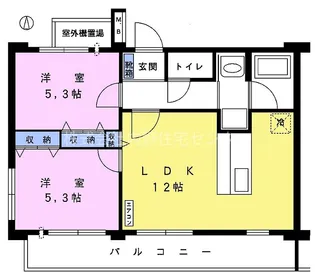 プレミール【2階】の間取り