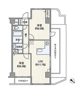 PREMIUM CUBE 都立大学♯mo【7階】の間取り