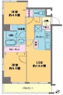 東京都台東区柳橋2【マンション】の間取り