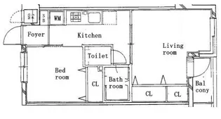 ステージ中馬込【1階】の間取り