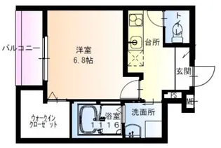 フジパレス三国ヶ丘ノース【1階】の間取り