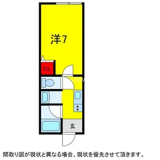 ラパ オリーブ【1階】の間取り