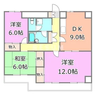 千葉県千葉市中央区南町2【マンション】の間取り