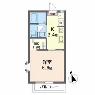 ドエルSSK5【2階】の間取り