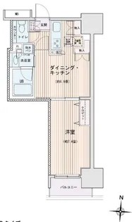 エスティメゾン錦糸町II【2階】の間取り