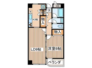 メゾンドラフィネ宮下【1階】の間取り