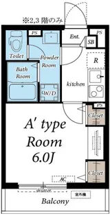 ヴィラ西船橋【1階】の間取り