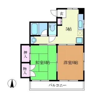 今井マンション【2階】の間取り