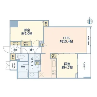 東京都新宿区歌舞伎町2【マンション】の間取り