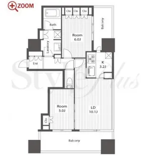 シティタワー名古屋久屋大通公園【8階】の間取り