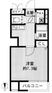 AQUA SWEET NIPPORI【4階】の間取り