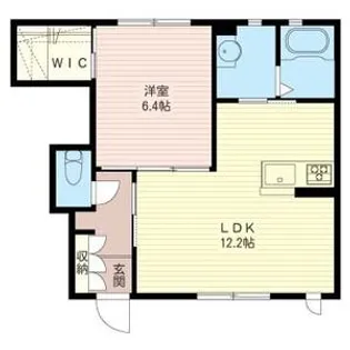 フラワータウン【1階】の間取り