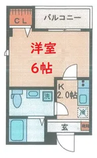 東京都大田区西糀谷1【マンション】の間取り