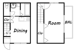 徳島県板野郡板野町川端字島中須【一戸建】の間取り
