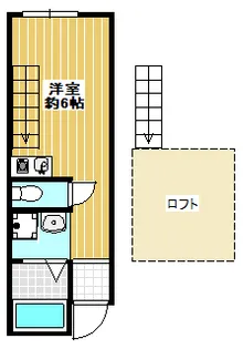 ポールスター【1階】の間取り