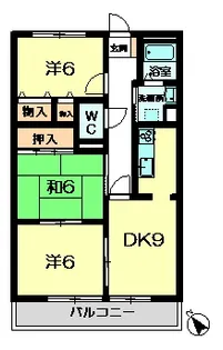 京都府木津川市州見台5【マンション】の間取り