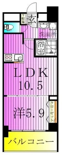ソルパシオ亀有【1階】の間取り