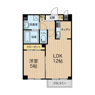 aurato水前寺【3階】の間取り