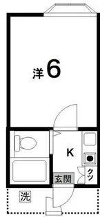 吉原コーポ【1階】の間取り