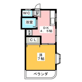 関口マンション【2階】の間取り
