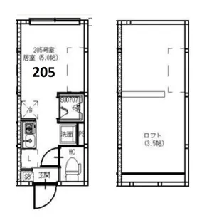 ハーモニーテラス東大泉III【2階】の間取り