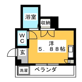 グレースハシヤダ【3階】の間取り