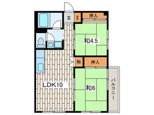 富士ビル【2階】の間取り