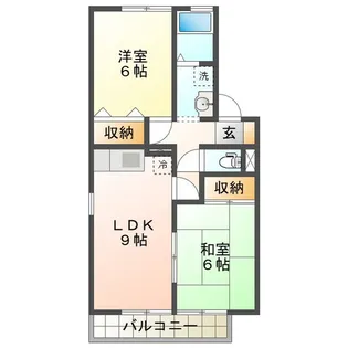 ファミリア21 A棟【2階】の間取り