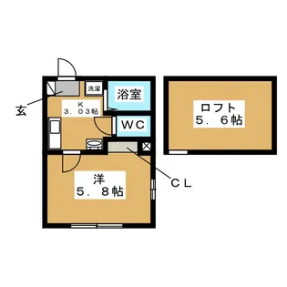 リビエール【1階】の間取り