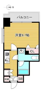 レナール大森海岸【4階】の間取り