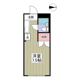 ハイツ谷野【1階】の間取り