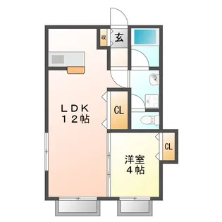第3コーポ神崎川【3階】の間取り