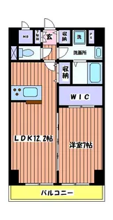 エスペランサ国立【6階】の間取り
