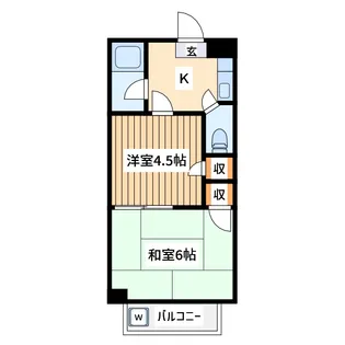 パークサイド相模【1階】の間取り