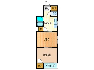 ジョイフルみさき【2階】の間取り