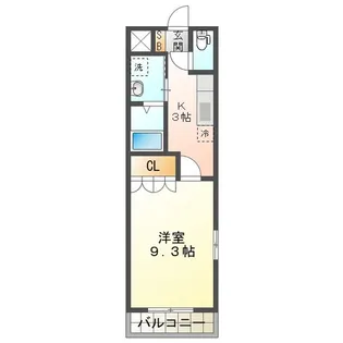 メゾン・ド・ボヌール【2階】の間取り