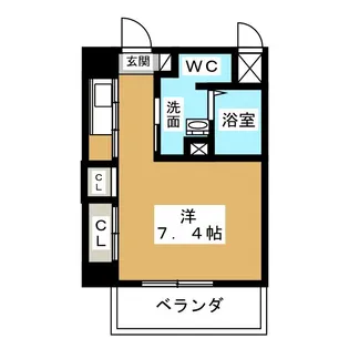 クレド黒川【10階】の間取り
