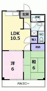ハイツタチバナ【1階】の間取り