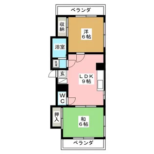 横川NSビル【4階】の間取り