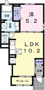 さくらIV【1階】の間取り