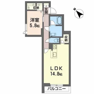 シャーメゾン松阪中央【3階】の間取り