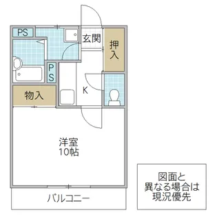 グランパルAZ I【1階】の間取り