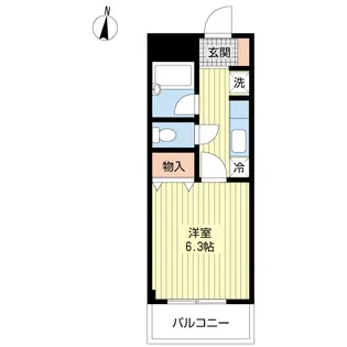 パレシオン【1階】の間取り