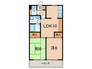 エム・K・ハイム【2階】の間取り