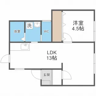 グランクラッセ中の島【2階】の間取り