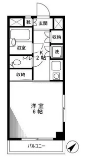 シャトリエ駒込【2階】の間取り